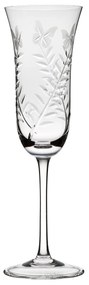 Taça de Cristal Sottile Casa La Farfalle P/ Champagne Incolor