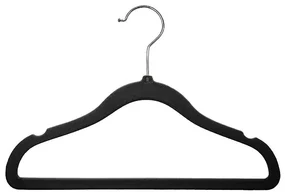 Kit 120 Cabides De Veludo Infantil Ultrafino Leves - 028