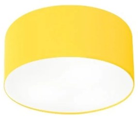 Plafon Para Quarto Cilíndrico SQ-3010 Cúpula Cor Amarelo