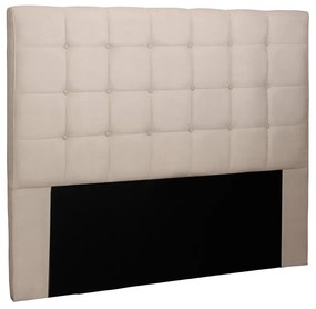 Cabeceira Verona Para Cama Box King 195 cm Suede Bege - D'Rossi