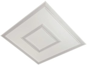 Embutido Convert Pro Duplo 62X62X05Cm 73,6W Led Bivolt | Usina 19221/6... (BT - Branco Texturizado, 4000k)