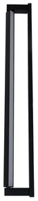 Arandela Aluminio Acrilico Led 8,8W 3000K 127V Fit15 - PRETO