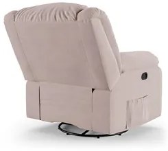 Poltrona do Papai Reclinável Pietra Glider Giratória Massagem FH9 Velu