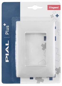Placa 4x2 Para 3 Modulos Plastico Perola Pial Plus+