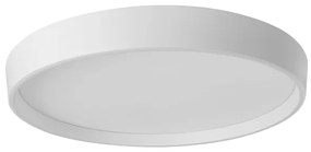 Plafon Led De Sobrepor Aluminio Branco 81w 3000k Dome