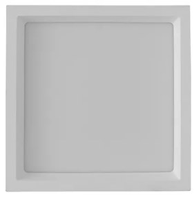 Plafon Led Embutir Quadrado Branco 22w 4000k Deep