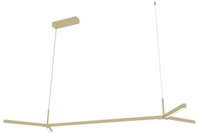 Pendente Led Aluminio Acrilico 26,6W 3000K Fit15 - DOURADO