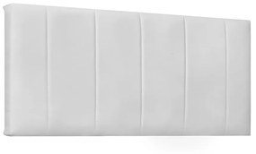 Cabeceira Painel Arizona Para Cama Box Solteiro 90 cm Corino - D'Rossi - Branco