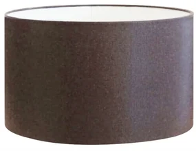 Cúpula Abajur Cilíndrica Cp-7023 Ø50x21cm Café