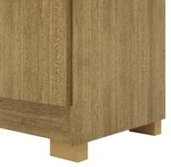 Guarda Roupa Casal 218cm Com Espelho Bolty Nature V02 - Mpozenato