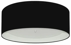Plafon Para Dormitório Cilíndrico SD-3008 Cúpula Cor Preto Branco