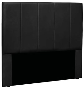 Cabeceira Cama Box Casal 140 cm Arizona Veludo Preto S04 - D'Rossi