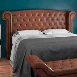 Cabeceira Cama Box Casal 140cm Provença P02 Sintético Camel - Mpozenat