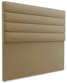 Cabeceira California Para Cama Box Casal 140 cm Suede Marrom Rato - D'Rossi