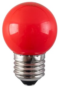 Lampada Led Bolinha Vermelha E27 1,2w 220 20lm