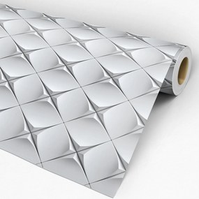Papel de parede adesivo geométrico 3D
