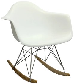 Cadeira Eiffel Balanço com Braço - Branco