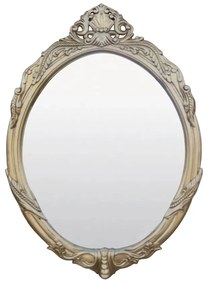 Espelho Nobre Moldura Entalhada Madeira Jequitibá Design Clássico