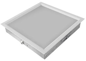 Plafon Led Embutir Quadrado Branco 25W - LED BRANCO FRIO (6500K)