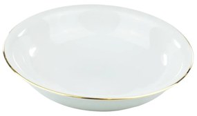 Saladeira 24 Cm Porcelana Schmidt - Dec. Filetado Ouro Itamaraty 0010