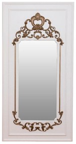 Moldura Espelho Versailles - Branco com Fendi Lumiére  Kleiner