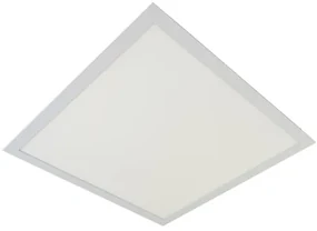 Plafon Led Embutir Quadrado Aluminio Branco 48W Yamamura - LED BRANCO FRIO (6000K)