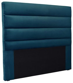 Cabeceira Decorativa Queen Size 1,60M Guess Veludo Azul Marinho G63 - Gran Belo