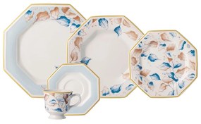 Aparelho Jantar E Chá Porcelana Schmidt 20 Peças - Dec. Jerico 2393