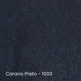 Cabeceira Vicenza Para Cama Box Solteiro 90 cm Corino Preto - D'Rossi