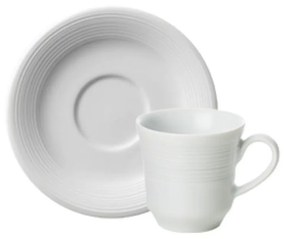 Xicara Café Com Pires 60Ml Porcelana Schmidt - Mod. Saturno 291