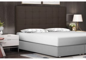 Cabeceira Cama Box Casal Queen 160cm Verona Suede Café - Sheep Estofados - Marrom