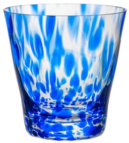 Copo de Cristal Liso p/ Água 260ml - Azul  Azul Escuro
