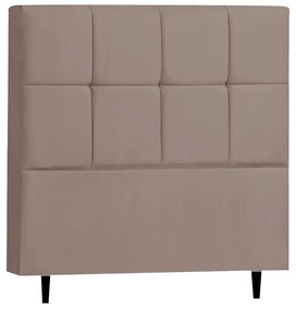 Cabeceira Roma para Cama Box Queen 160 cm Suede - D'Rossi - Bege