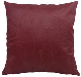 Capa de Almofada Prado em Suede Tons de Vinho 44x44cm - APD-0125 - Somente Capa