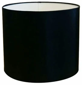Cúpula Abajur Cilíndrica Cp-7016 Ø35x30cm Preto