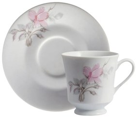 Xicara Chá Com Pires 200Ml Dec. Maresias - Porcelana Schmidt 2405