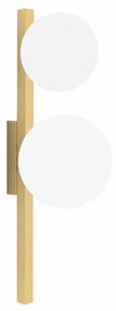 Arandela Aluminio Vidro 40Cm Orbit - DOURADO