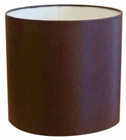 Cúpula em tecido cilíndrica abajur luminária cp-4046 18x18cm café