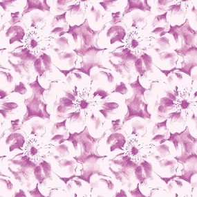 Papel de parede adesivo floral rosa