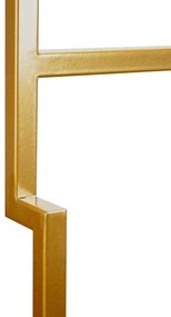Porta Toalha de Rosto Industrial Metálico Dourado 35 cm - D'Rossi