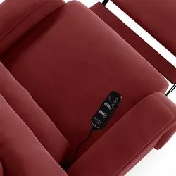 Poltrona do Papai Reclinável Kalie Elétrica Botão LED Massagem FH9 Vel