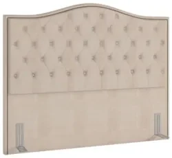 Cabeceira Cama Box Casal King 195cm Siena Z37 Linho Cru - Mpozenato