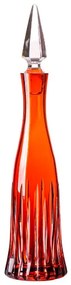 Licoreira de Cristal Lapidado Artesanal - Vermelho  Vermelho - 66