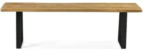 Banco Boston Metal Grafite Driftwood 220cm - 46223 Sun House