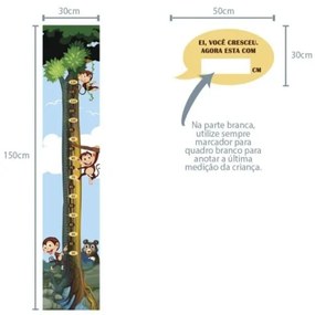 Régua de Crescimento Macacos