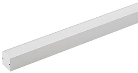 Perfil Led Sobrepor Aluminio Branco 28w 2700k 1m Archi