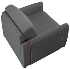 Kit 2 Poltronas Decorativas para Sala de Estar 98cm Amaranto M22 Linho