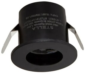 Plafon Led Embutir 1,5W 140Lm 2700K Mobili - PRETO