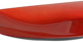 Bandeja Natal Oval Vermelho 16x40,5 cm - D'Rossi