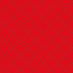 Papel de Parede Arabesco vermelho 0.52m x 3.00m